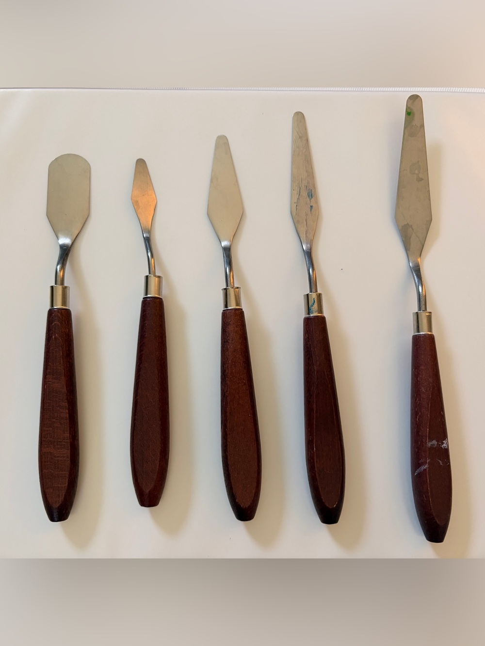 Wood Handle Art Palette Knives